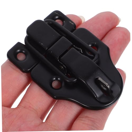 Image of DOITOOL 6pcs Antique Metal Toggle Latch with Padlock Hole for Toolboxes Wooden Boxes and Jewelry Cases Durable Iron Buckles with Retro Style
