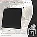 Basic Beyond Outdoor Chair Cushions for Patio Furniture, Waterproof Outdoor Seat Cushions Set of 4 19 x 19, Patio Chair Cushions Set of 4 with Ties and Handle, Black