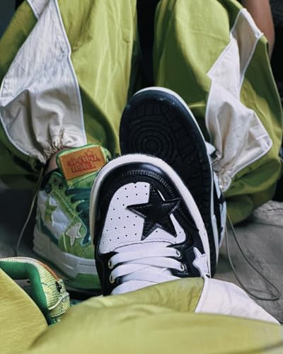 Aelfric Eden Sneakers Starry Climb Stars All-Match Skate Shoes Color Blocking Patchwork Lace-up Sneaker Comfy Walking Shoes3