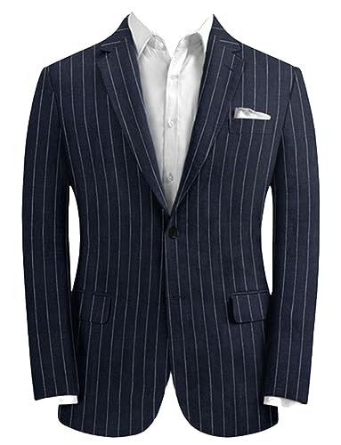 Blazer à rayures hommes fini les costumes inconfortables au travail Ulnomio