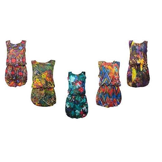 Vestido Canga Saída De Praia Leve Transparente Kit 05 Sortid Branco M