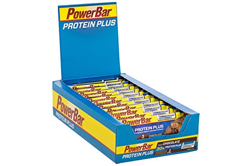 PowerBar Protein Plus 30% - Nutrición deportiva - Vanilla-Coconut 15 x 55g amarillo/azul 2018
