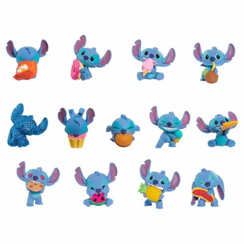 Famosa - Cápsulas Mágicas Stitch Capsule Mini Figures, Bolas Sorpresa con Distintas Minifiguras de Stitch de Disney, hasta 12 Modelos Diferentes, 1 Figura RARA, Modelo Aleatorio, (TTC01000)