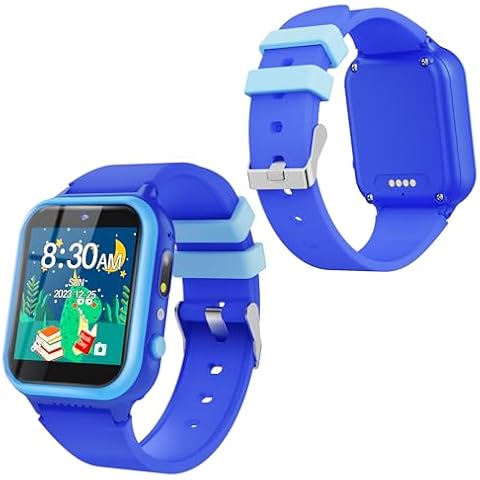 Kids Toy Smart Watch, Suitable for 3+ Boys and Girls,Birthday Christmas New Year Gifts for 3+ Years Old Girls Boys.(Blue) Cover