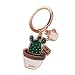 Produktbild yibenwanligod Emaille Kaktus Sukkulente Getopfte Auto Schlüsselanhänger Key Ring Tasche Ornament