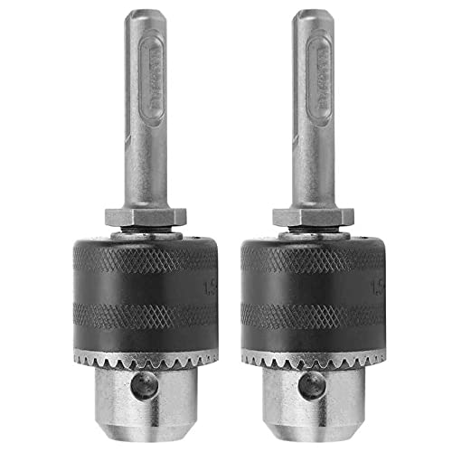 Tool Part for 2 Set Electric Hammer Drill Chuck 1.5 to 10mm 1/2in 20 Shank Keys Set Accessory