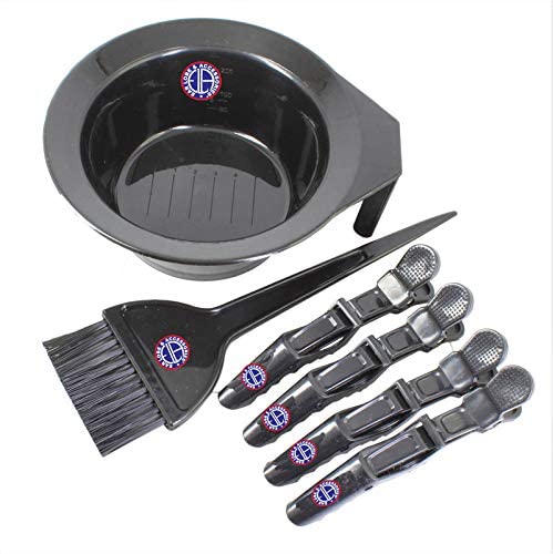 [Ear Lobe & Accessories] Hair Coloring Kit (1 Hair Color/Dye/Mehandi Mixing Bowl (325 ml) | 1 Pc Applying Brush | Crocodile Hair Clips 4 Pcs)-image-39