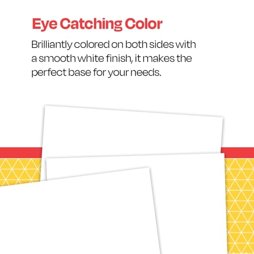 Image of School Smart Railroad Poster Board Paper, 22 x 28 Inches, 4-Ply, White, Pack of 25