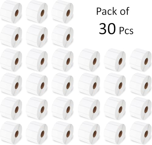 Image of BlackDreams 50x25 Chromo Barcode Label Sticker - 2 x 1 inches - 50mm x 25mm - 1500 Labels Per Roll - Self Adhesive Sticker for Printing Labeling (Ribbon Required) (Pack of 30 ROLL (45000 Labels))