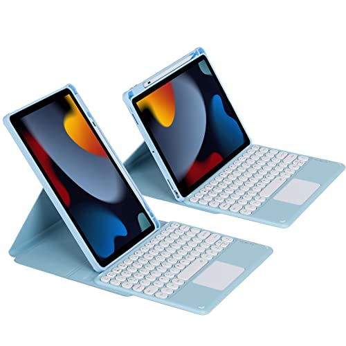 IPad Air 第5世代 (2022) / Air 第4世代 (2020) 10.9インチ iPad Pro 11インチ(第1、2、3、4世代・2018、2020、2021、2022)用キーボードケース, タッチパッド付き磁気的に取り外し可能なワイヤレス