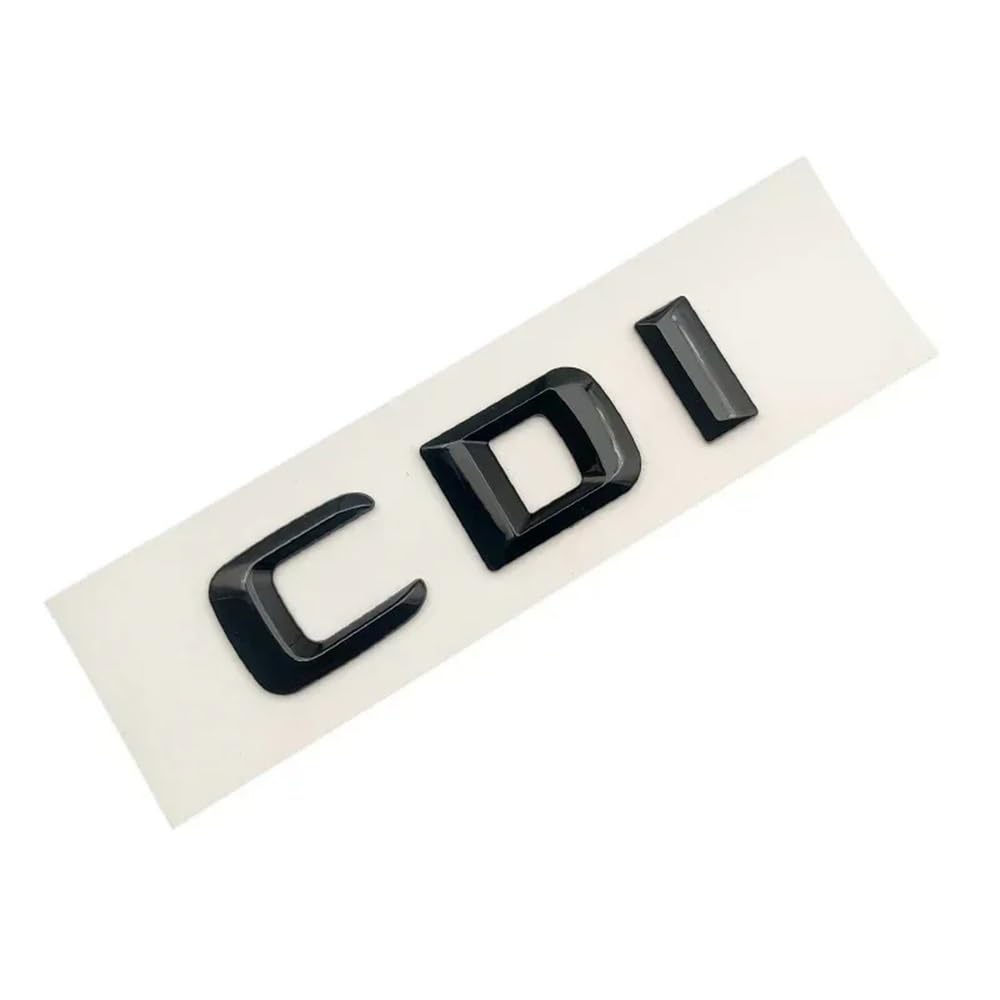 YTQMoreBNZ YYDStes Compatible With Mercedes Benz B180 Logo Sticker CDI 4 Matic 4matic 3D ABS Chrome Glossy Black