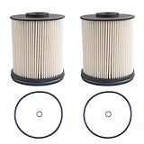 6.6 Duramax Fuel Filter (2Pcs) Fits for 2017-2021 Chevy Silverado 2500 HD 3500 HD GMC Sierra 2500