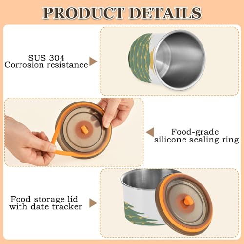 Envase hermético para café de acero inox 500 ml miniatura 4
