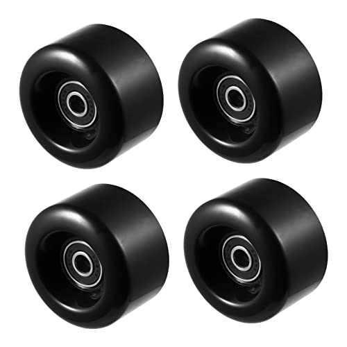 HONMEET High-speed Rotation Skating Wheel 4 Pack for Concrete Asphalt with Sturdy Base