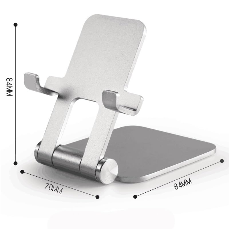 Soporte para teléfono móvil de escritorio plegable de aluminio universal 6