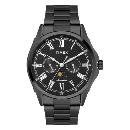 Image of TIMEX Round 43mm Black Dial Analog Men Watch - TWEG33002