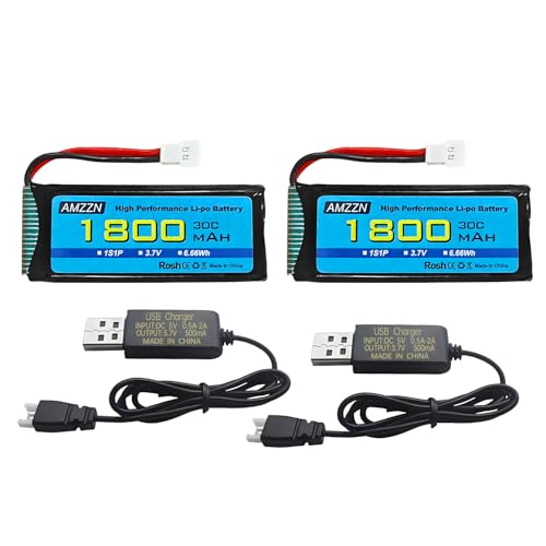 Evita quedarte sin batería en tu dron con este pack Lipo de 3.7V 1800mAh Molex