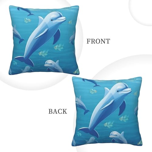 Housse de coussin dauphin douce pour protéger et décorer votre canapé - 5