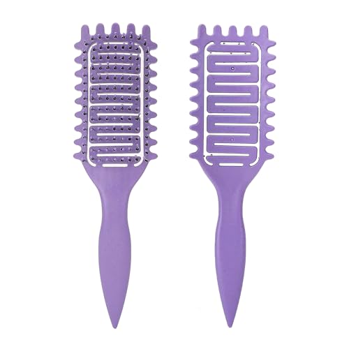 Curl Defining Brush, Curly Hair Brush Boar Bristle HairCurly, Vented Hair Brush, Shaping and Defining Curls for Women