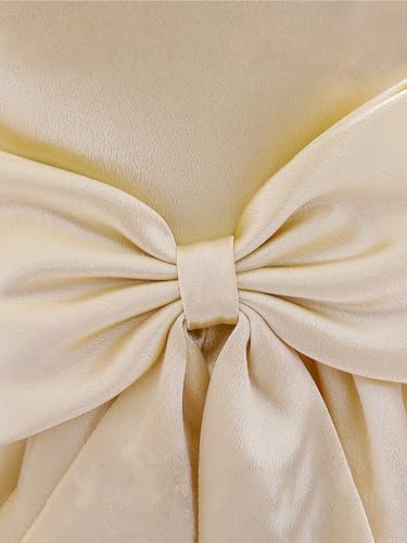 Image of Frock for Kids Girls with Big Bow and Fluffy Net Layer, Stylish Western Dress for Birthday, Wedding and Special Occasions for Girls 1 to 7 Years