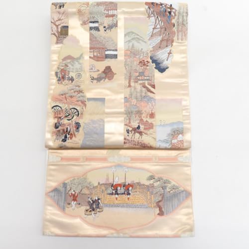 極美品】「白山工房謹製」石川県指定無形文化財 本場牛首紬 天鵞絨色