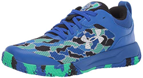 Under Armour Unisex-Youth Grade School Mainshock 2 Sneaker, Versa Blue (400)/Black, 6