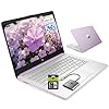 HP 14″ Student-Laptop office365 Copilot AI, 4-Cores Intel N150(Up to 3.6GHz) 16GB RAM 256GB Storage(128GB UFS + 128GB Ghost Manta SD Card) Computer-Laptop with Wi-Fi 6 Win11 Honey Lavender