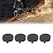 Resin Disc Brake Pads for Hayes MX2 MX3 MX4 MX5 CX5 GCX GX2 and X3, 27 x 20.6mm Replacement for Bike Brake Pads, Black Resin Friction Material(2pair)
