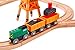 Hape Railway Diesel Freight Train| Freight Wagons with Loads Magnetic Connection Train for Kids
