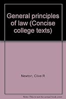 General principles of law (Concise college texts) 0421221607 Book Cover