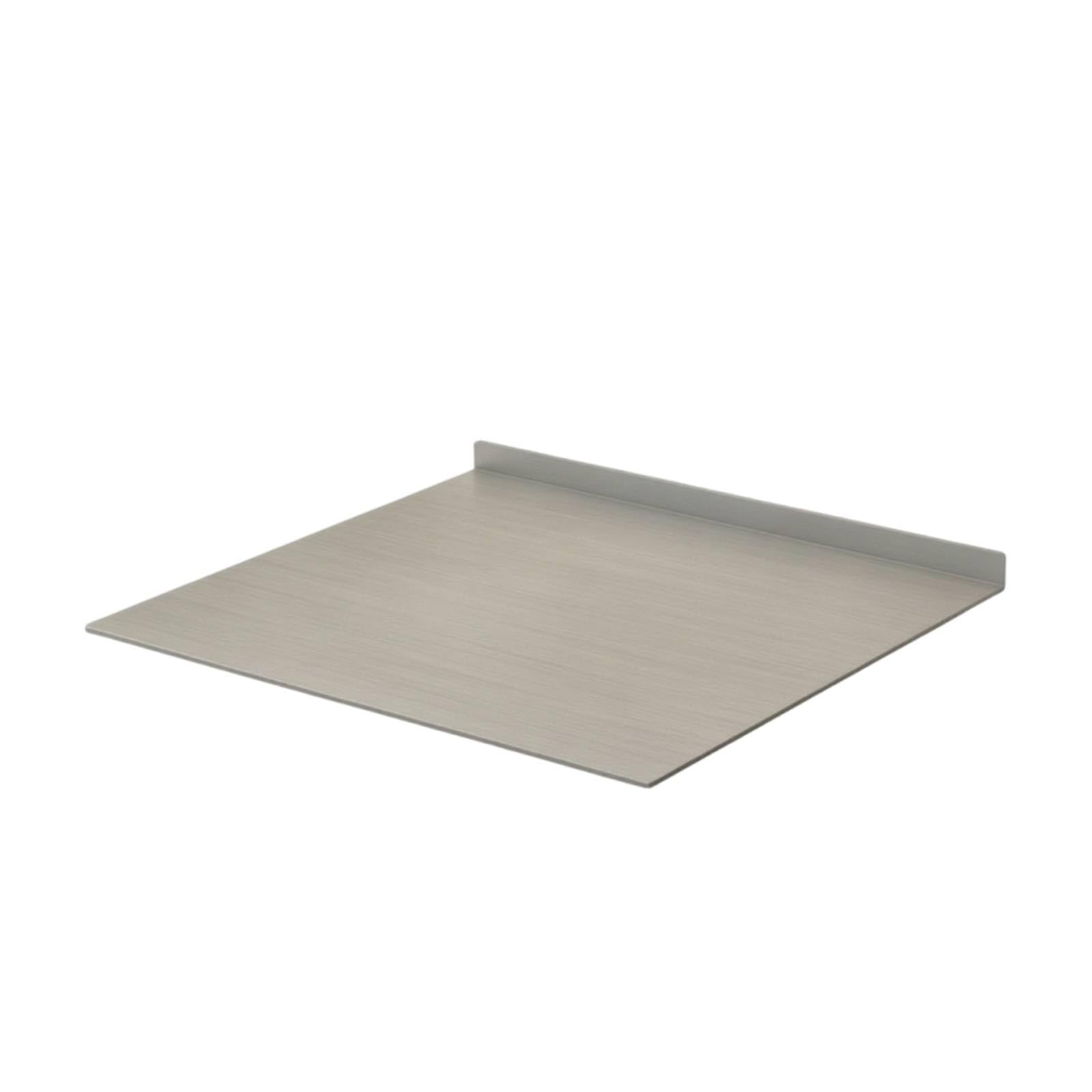 Yajuyi Tagliere in Acciaio Inox Quadrato Igienico Spianatoia in Acciaio Inox Multiuso Tagliere con Bordo Ripiegato per Domestica, 50cmx70cm