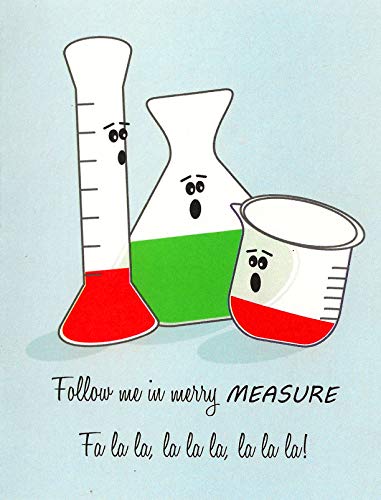Cartes de Noël science Nerdy Mots lot de 10 pour vœux chimie et laboratoire