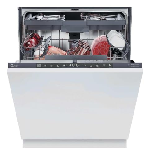 Image of Hoover H-Dish 500 Integrated 60cm Dishwasher, 16 Place Settings, B Energy Rating, Anthracite Bezel - HI 6B2F3STA-80