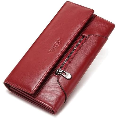 Spacious & Functional Durable Wallet Long Purse Clutch Classic Large Capacity Card Holder Coin Elegant Ladies Retro Wallets for Girls Ladies Clutch Purse
