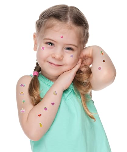 Image of Stick On Earrings - Girls 3D Unicorn Sticker Earrings Self-Adhesive Craft Gem Stickers (Multistyle Theme Sets-02)