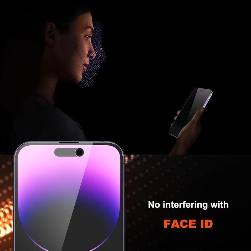 Image of TPU Anti Glare Privacy Front Screen Protector For Samsung Galaxy A16 5G With Easy-Self Installation Kit | Black