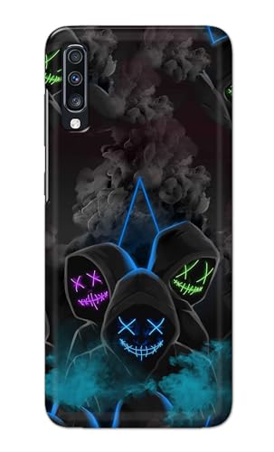 Image of PRINTFIDAA Printed Hard Back Cover Case for Samsung Galaxy A70 | Samsung Galaxy A70s Back Cover (Mask Man) -112