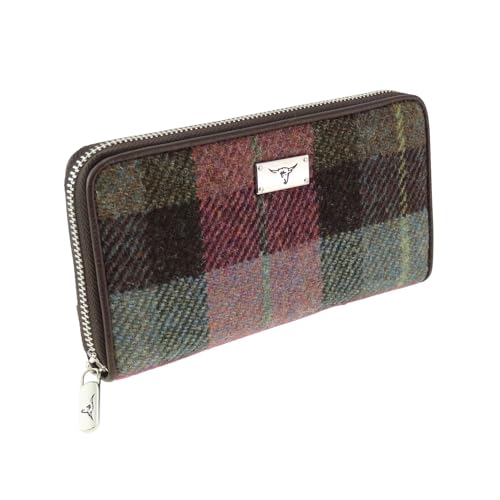 Sac à main zippé Harris Tweed protégez vos affaires avec le grand format Staffa