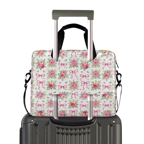 Funda para Laptop 15.6" con Asa y Correa Blanca miniatura 4