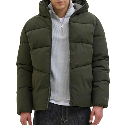 JACK & JONES Herren Jjglobal Puffer Jacket, Rosin, xx_l