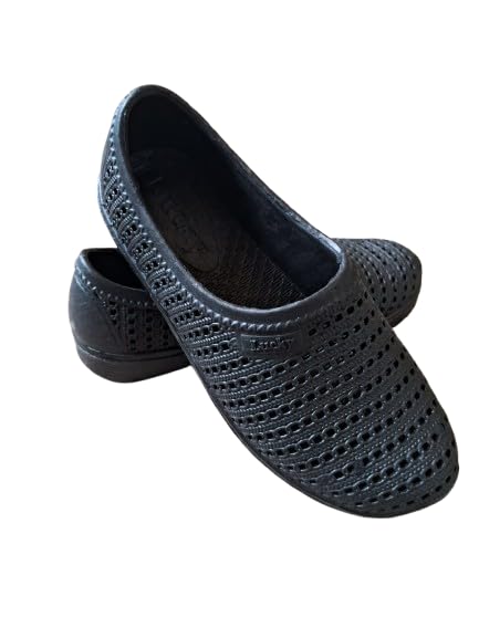 Women's PVC Loafer Rainy Footwear | Waterproof Monsoon Shoes for Girls & Women | Comfortable Slip Resistant Sony Black-image-36