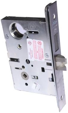 Corbin Russwin ML2057 Satin Chrome Storeroom/Closet Mortise Lock with Cast Lever, 1-3/4" Door Thickness (Pack of 1)