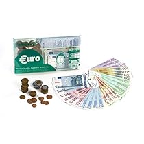 Miniland-Juego-Didactico-Set-Euro-Cartera-28-Billetes-y-80-Monedas-Color-Real-154170