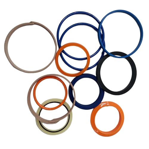 Image of FridayParts Universal Hydraulic Cylinder Seal Kit 60 * 100MM Ram 991 /20023 99120023 Compatible for JCB Backhoe Loader 4CX 3CX 3X 1400B 1550B 1600B 1700B Replacement