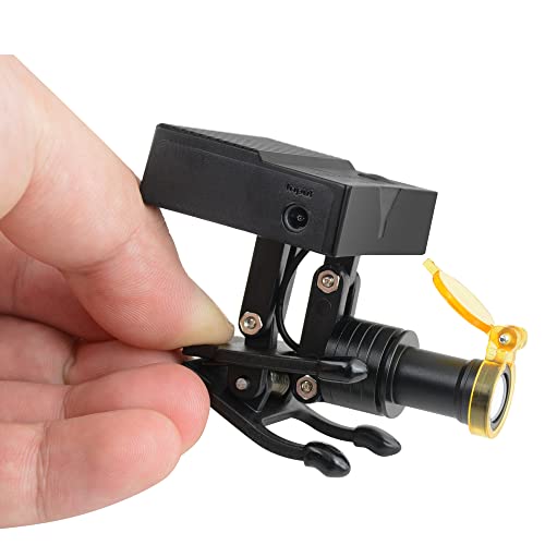 5W Dental Led Headlight Wireless For Loupes Glasses, Portable Cordless Headlamp For Dental Hygienist, Led Dental Head Light For Dentist Lamp 4 Gear Adjustable Brightness #TOP3