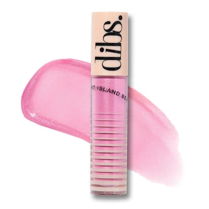 Dibs Beauty - Glossy Lip Balm Topper Hydrating Shine Balm for Soft Moisturized Lips Non-Sticky High-Gloss Finish Everyday