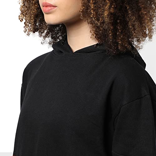 Image of PINACOLADA Women's Double Striped Hoodie with Ribbed Hem for Casual Wear | Hooded Neck | Long Sleeve | Pull On Closure | Cotton Sweatshirt Crafted with Comfort Fit for Everyday Wear