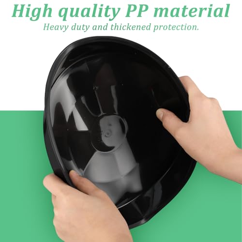 Soucoupes pour pot de fleurs Eccliy grand format plastique robuste 25,4 cm intérieur