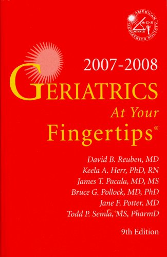 2007-2008 Geriatrics At Your Fingertips 1886775192 Book Cover