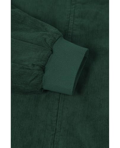 Image of ZENTHACE Men's Corduroy Jacket with Full Flannel Lined,Zip Up Casual Vintage Outerwear Coat,100% Cotton